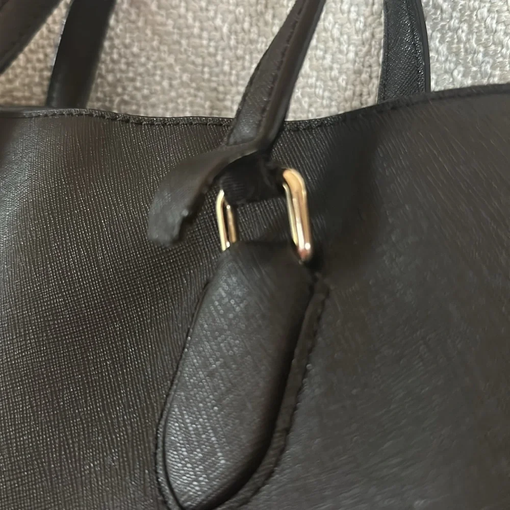 kate spade Black Saffiano Leather Satchel